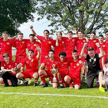 Die B-Junioren von Mellingen steigen in 1. Stärkeklasse auf