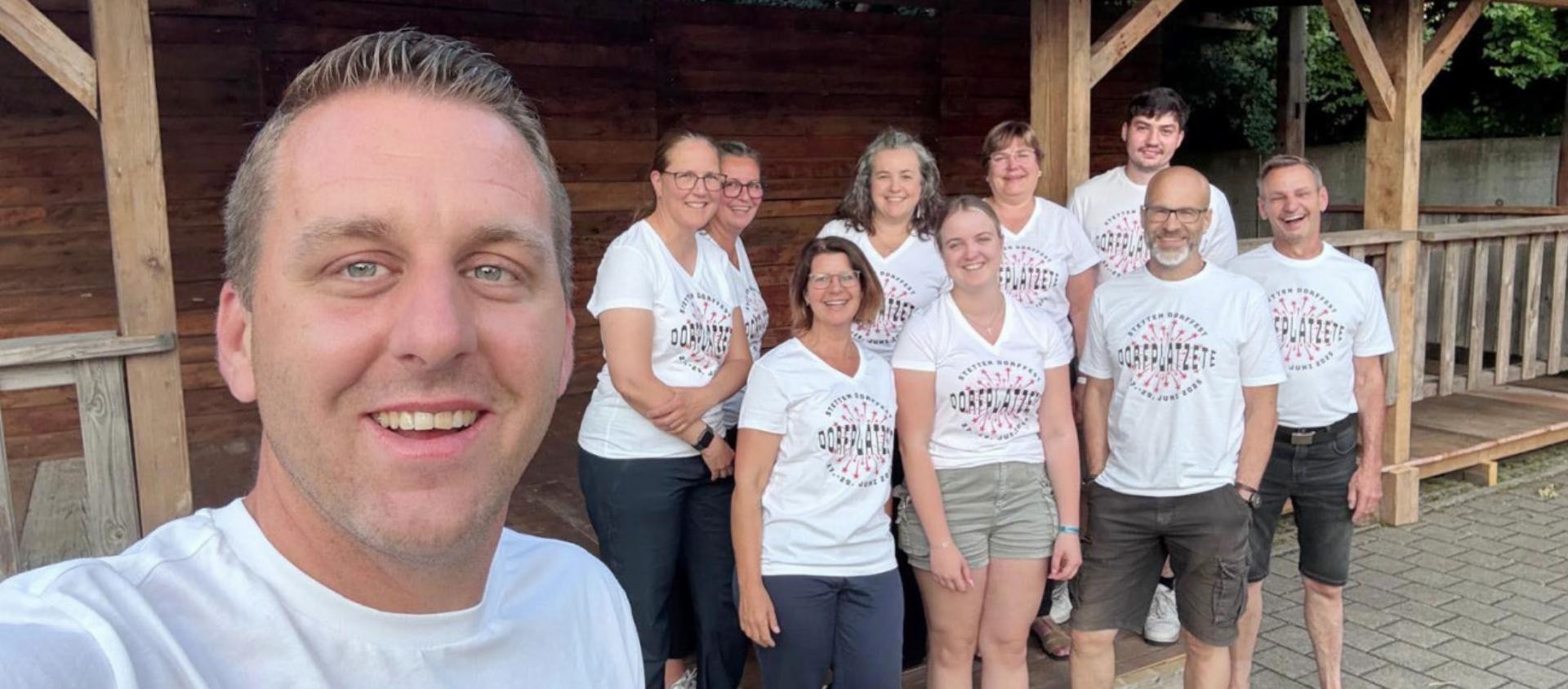 OK Dorffest Stetten grüsst mit einem Selfie