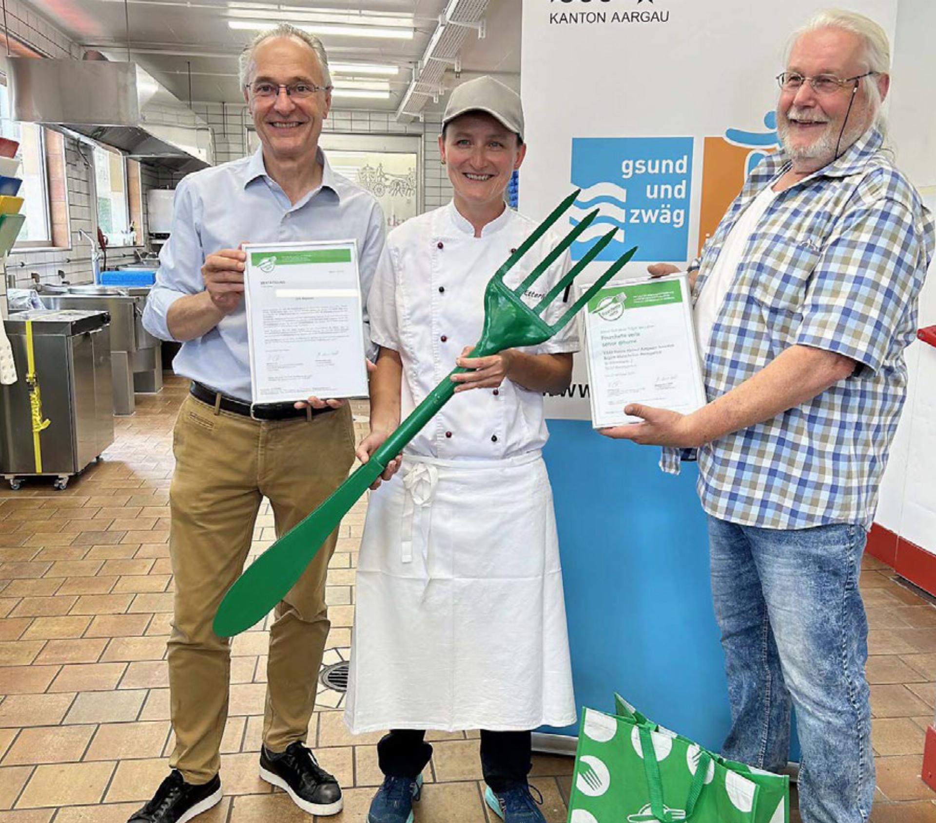 Eine «grüne Gabel» für gesundes Essen