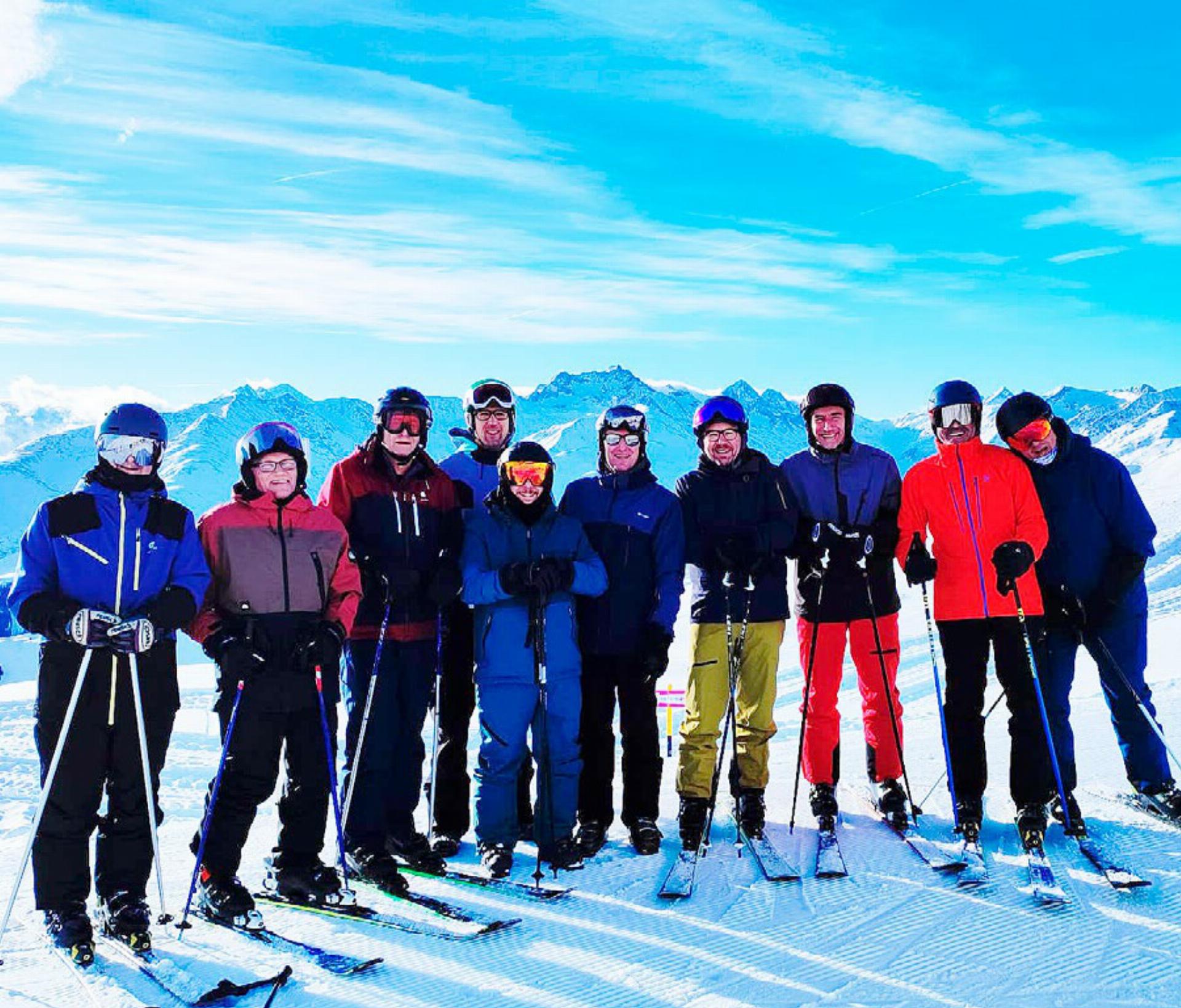 Blue sky – coole Pisten – tolle Truppe