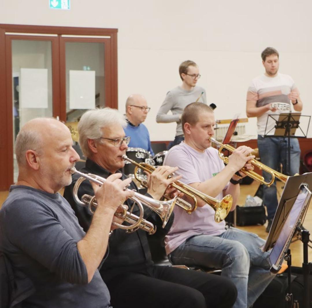 Auch die Trompeter zogen alle Register.