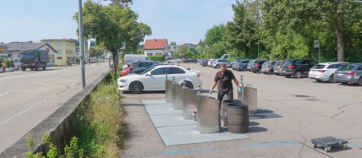 An der Gmeind vom Donnerstag ist ein Projektierungskredit für ein unterirdisches Parkhaus an diesem Ort traktandiert. Die FDP weist darauf hin, dass ein Projekt vor 30 Jahren bereits einmal an Kosten scheiterte. Foto: Archiv