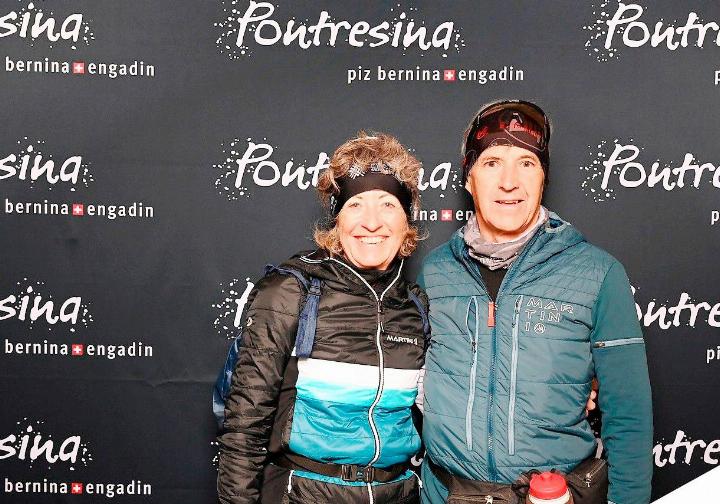 Monika Hintermann absolvierte ihren 20. Engadiner, Herbert Huber finishte zum 35. Mal. Foto: zVg