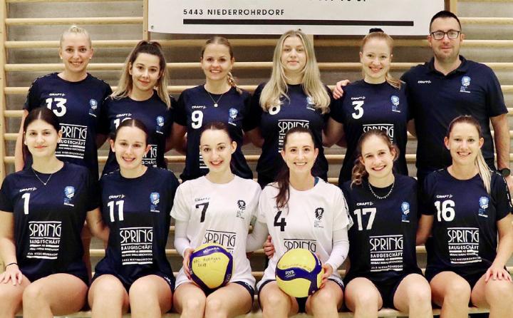 Pause verdient: Das Damen 1-Team des VBC Mellingen. Foto: zVg