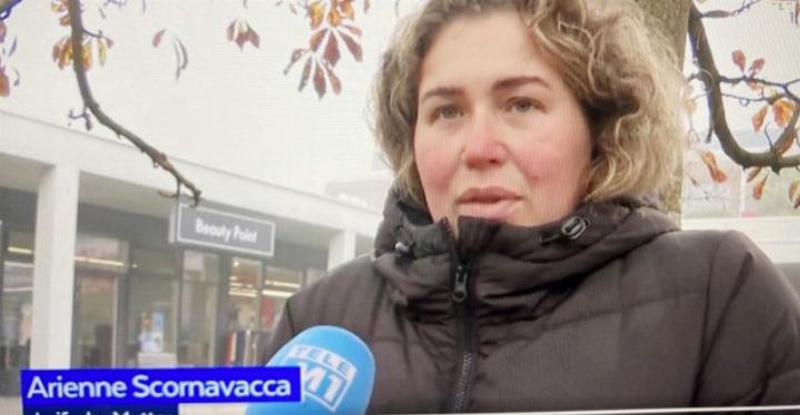 Die dreifache Mutter Arienne Scornavacca aus Fislisbach schildert ihr Horrorerlebnis auf dem Fernsehsender. Foto: Screenshot Tele M1