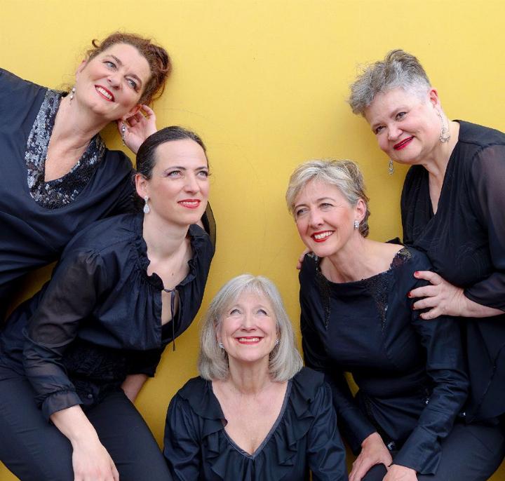 Das Frauenquintett Melodiven kommt nach Oberrohrdorf. Foto: zVg