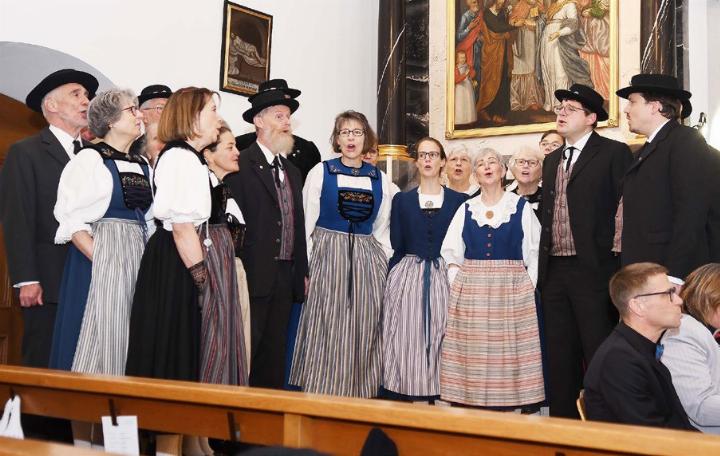 Der Jodelchor Mellingen unter der Leitung von Cäcilia Brem gibt am Samstag, 25. April, sein Jahreskonzert im «Löwen»-Saal. Foto: Archiv/2024