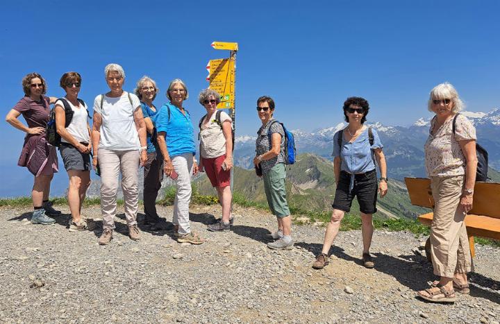 Die Landfrauen Wohlenschwil bei ihrem Ausflug ins Entlebuch. Fotos: zVg