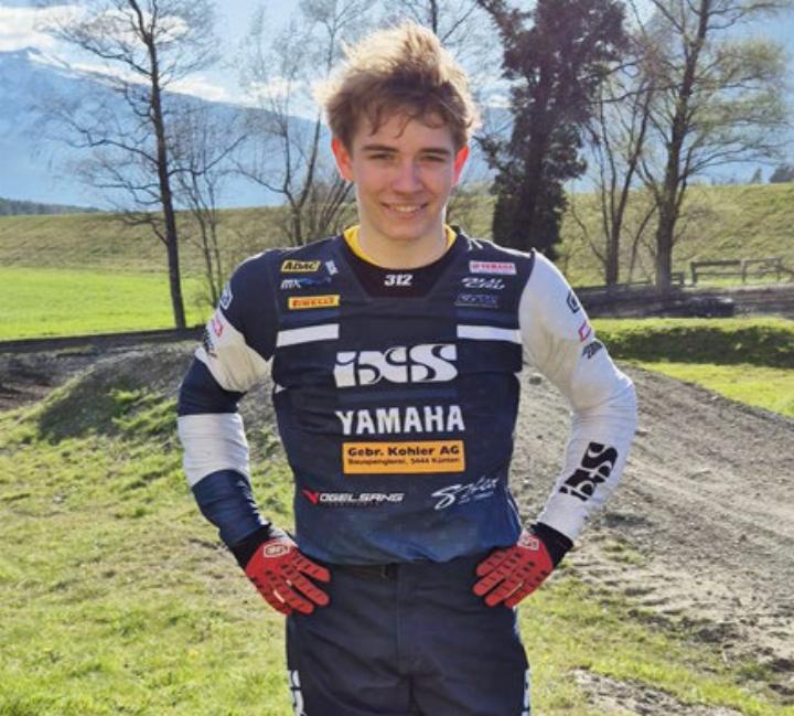 Der Motocross-Fahrer Noe Zumstein aus Künten. Foto: zVg