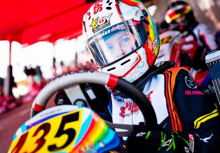 In Valencia waren beide am Start: die elfjährige Joy Allemann ... Fotos: zVg