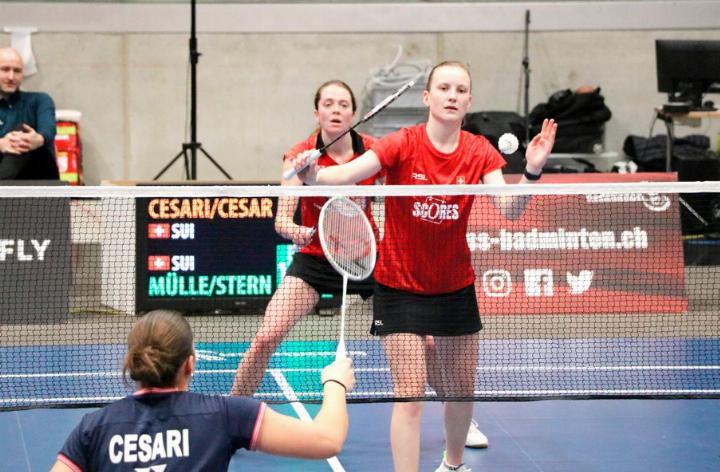 Ronja Stern (r.) wurde im Damen-Doppel erst im Final geschlagen. Foto: zVg