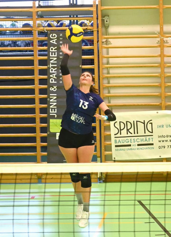 Jasmin Rey war vor allem beim Service eine Klasse für sich. Foto: sl