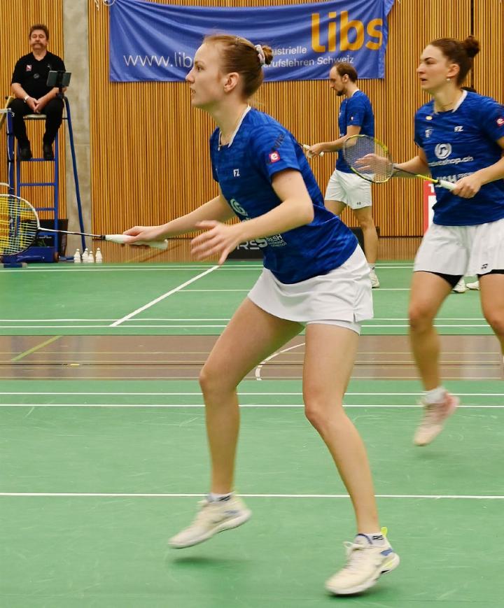 Nachdem Ronja Stern (l.) am ersten Spieltag berufsbedingt gefehlt hatte, war sie am Sonntag für Team Argovia im Einsatz. Foto: sl Nachdem Ronja Stern (l.) am ersten Spieltag berufsbedingt gefehlt hatte, war sie am Sonntag für Team Argovia im Einsatz. Foto: sl