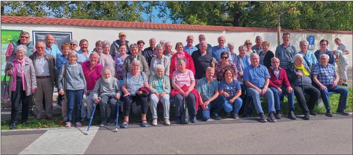 Der Josefsverein Niederwil auf seinem Jahresausflug zum Wallfahrtsort Mariastein im Kanton Solothurn.