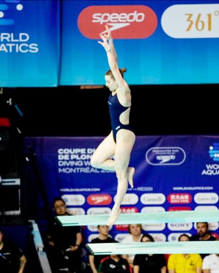 Michelle Heimberg kann mit ihrer Leistung im kanadischen Montréal sehr zufrieden sein. Foto: Victor Feldman/zVg