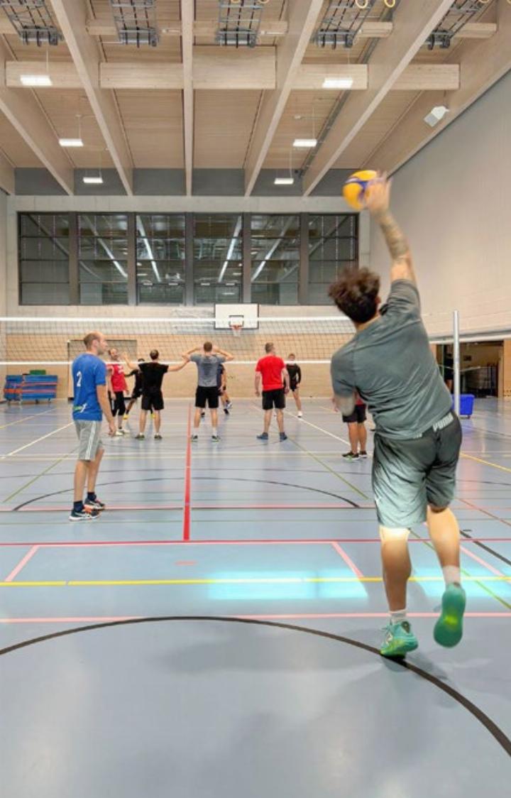 Volleyballtraining in Rafz. Foto: zVg