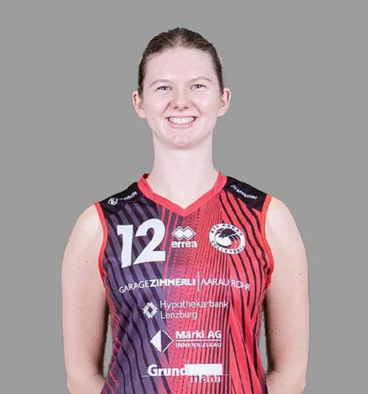 Wieder im Aargauer Trikot: Passeuse Luana Petris. Foto: zVg