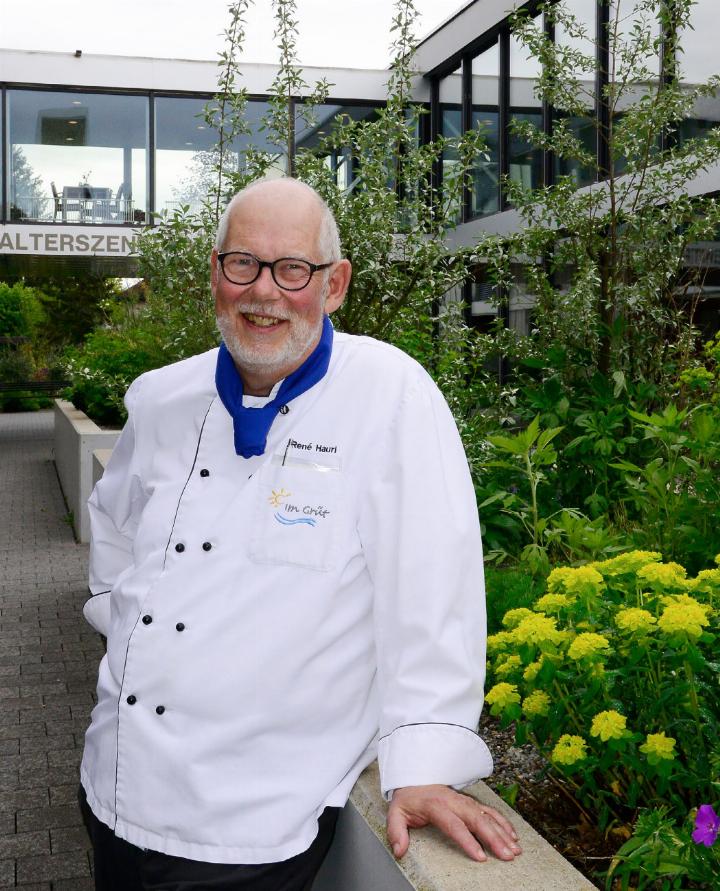 René Hauri hat das Restaurant im Alterszentrum Im Grüt mit seinen Kochkünsten zu einer kulinarischen Institution gemacht. Fotos: bg