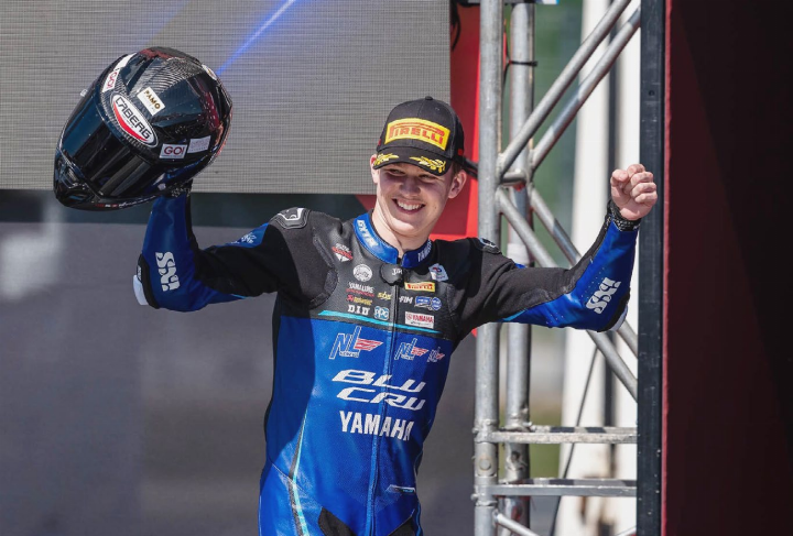 Im ersten Rennen der Saison ist Alessandro Binder mit dem 3. Rang ein Start nach Mass geglückt. Foto: zVg