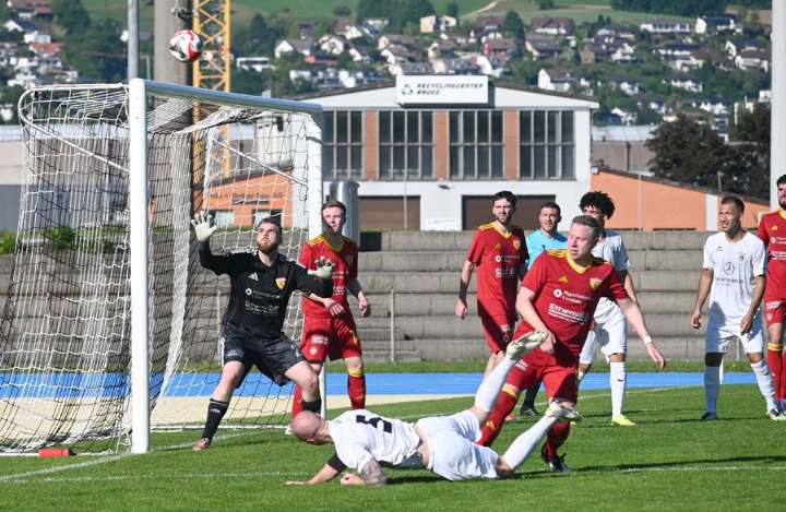 Bis zur 60. Minute stand Ilario Palandri im Tor und rettete einiges. Foto: sl