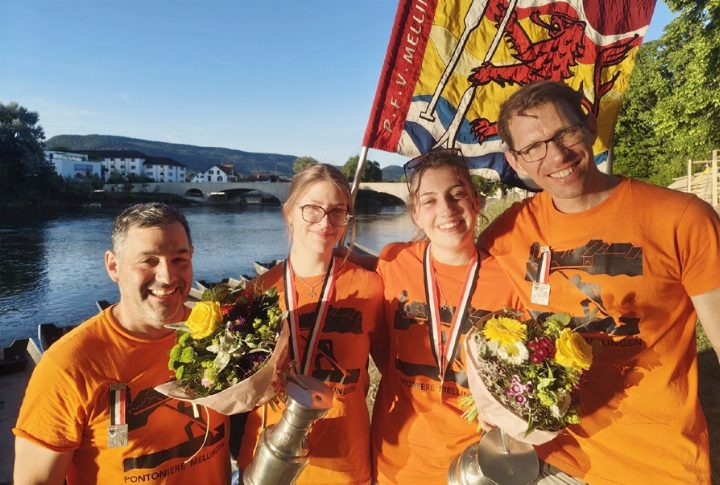 Remo Häni, Mara Göhl, Naomi Pfyl and Felix Jakob in Aarau. Foto: zVg
