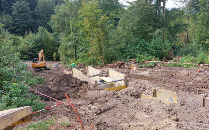 In Fislisbach wurden die Quellen im Gebiet Möösli neu gefasst. Foto: zVg