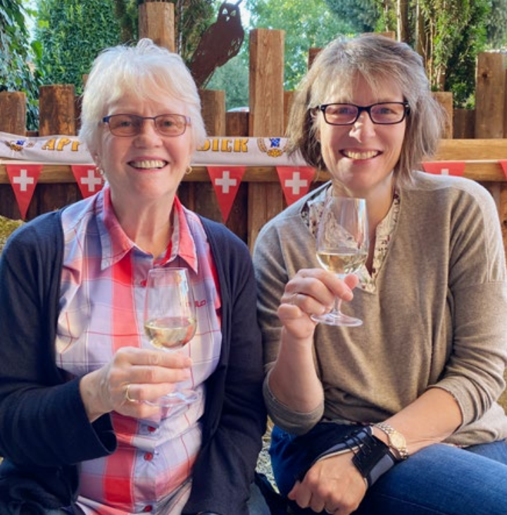 Margrith Hübscher und Monika Koch. Foto: zVg