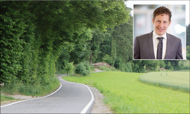Gemeinderat Michael Steinhauer (kleines Bild) will für die Künter Bevölkerung einen Vitaparcours realisieren. Das zwischen Veloweg und der Reuss Richtung Stetten. Weitere Infos wird es an der Wintergmeind geben. Fotos: dg/zVg
