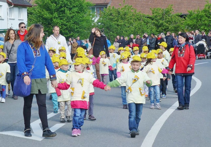 Der Umzug ist jeweils der Höhepunkt beim Brötliexamen. Fotos: zVg