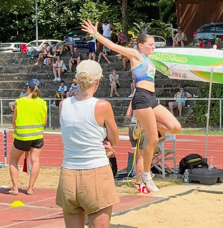 Die Mellingerin Luca Koller gewann mit 5.13 m in ihrer Kategorie. Foto: zVg