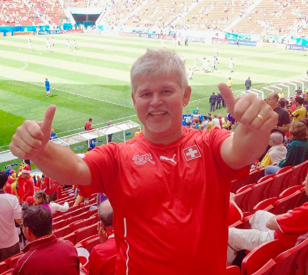 In der Freizeit durfte Bolanzki an der Fussball-WM im Jahr 2014 auch als Fan ins Stadion. In der Freizeit durfte Bolanzki an der Fussball-WM im Jahr 2014 auch als Fan ins Stadion.