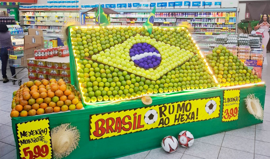 In allen Supermärkten zu sehen: Rumo ao Hexa. In allen Supermärkten zu sehen: Rumo ao Hexa.