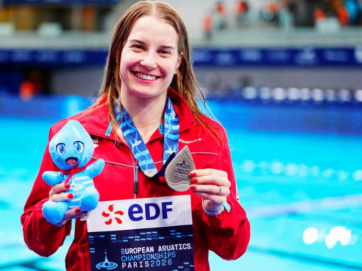 «Diese Silbermedaille leuchtet heller als jede Goldmedaille jemals. Nicht wegen dem Ergebnis, sondern wegen allem, was sie darstellt», schrieb Michelle Heimberg auf Instagram. Foto: zVg
