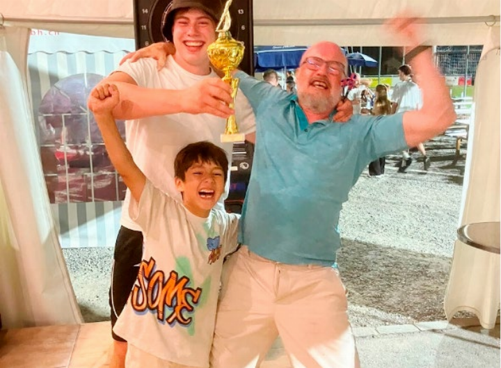 Team «Lozärn», Vater und Sohn Emmenegger aus Mellingen. Foto: zVG