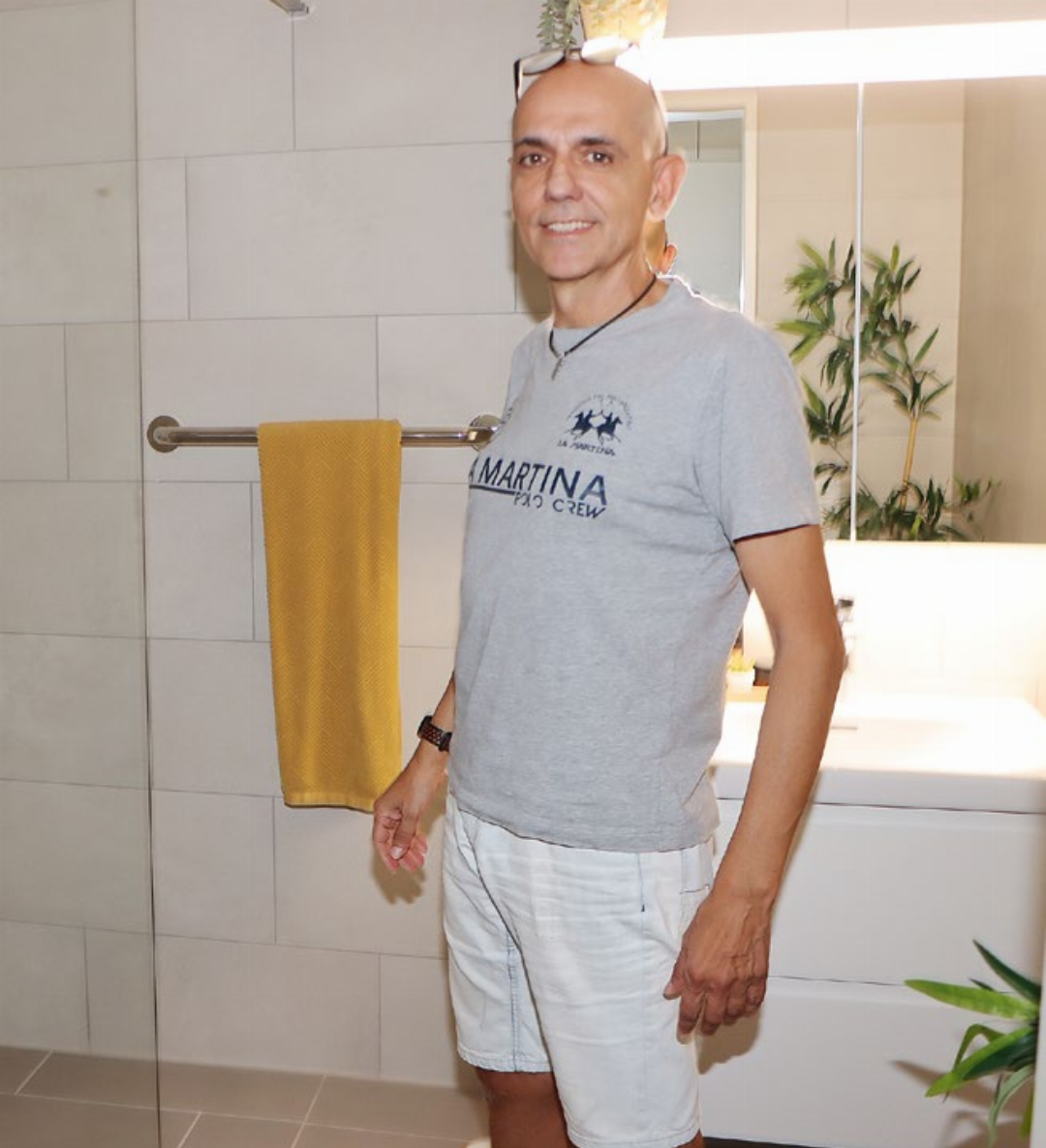 Bauleiter Renato Mameli zeigte Christina Seiler nicht nur die Musterwohnung, sondern auch die eigene. Bauleiter Renato Mameli zeigte Christina Seiler nicht nur die Musterwohnung, sondern auch die eigene.