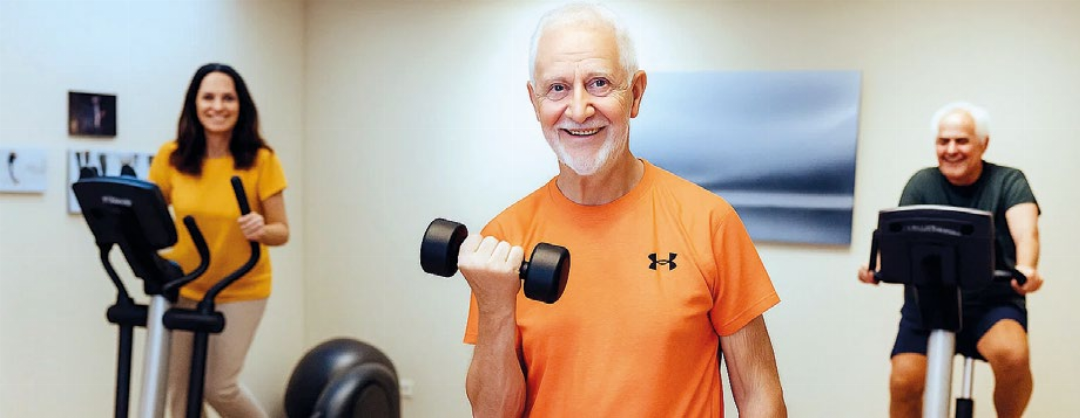 Belano Zuhause bietet auch gemeinschaftliche Räume an. So unter anderem ein Fitness-Raum, eine Cafeteria, Gartensitzplatz und eine Lounge. Belano Zuhause bietet auch gemeinschaftliche Räume an. So unter anderem ein Fitness-Raum, eine Cafeteria, Gartensitzplatz und eine Lounge.