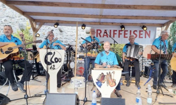 Die Mellinger Kultband Clou’82. Foto: zVg