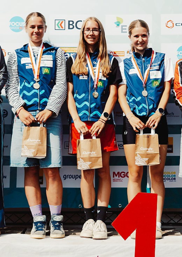 Nina Busslinger, Hanna Honegger und Lenia Grimm (von links). 
Foto: zVg