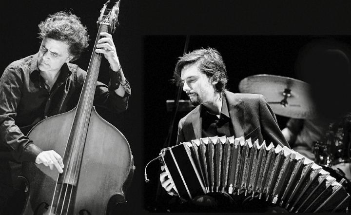 «Tango meets Jazz» mit Heiri Känzig (links) und Michael Zisman. Foto: zVg