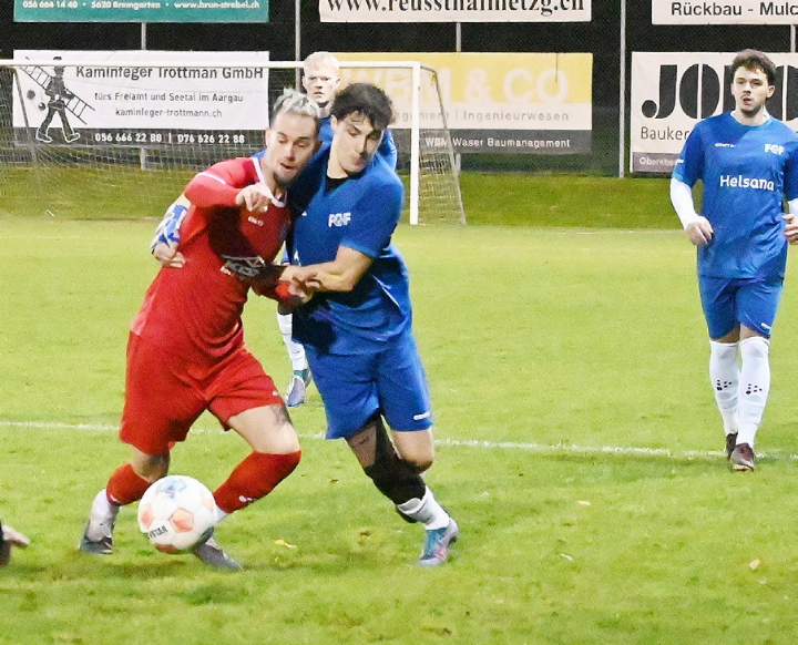 Das Derby Niederwil – Fislisbach war umkämpft und bis zuletzt spannend. Foto: sl