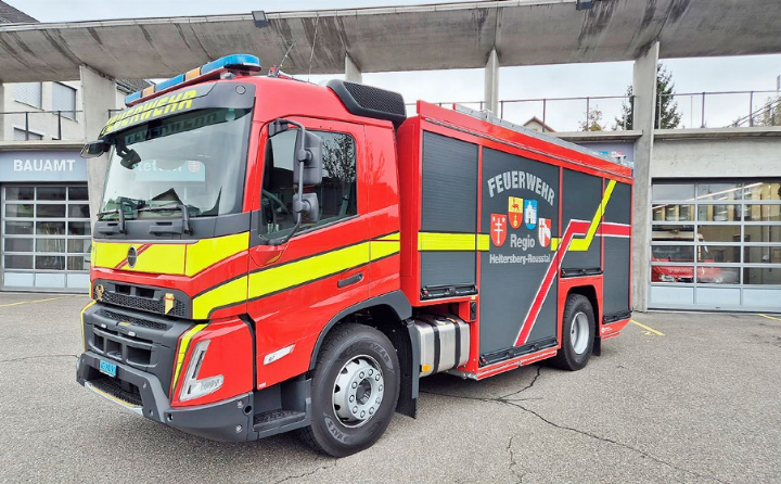Das neue Tanklöschfahrzeug der Feuerwehr Heitersberg-Reusstal. Foto: zVg