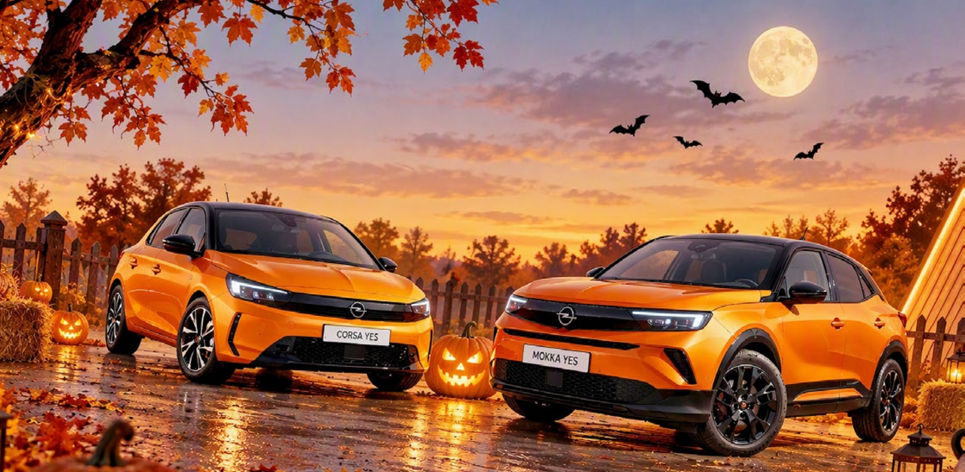 «YES» zu Halloween: Opel Corsa YES und Mokka YES bringen das Gruselfest zum Leuchten - Das Bild wird blockiert. – Möglicherweise durch einen aktiven Adblocker.